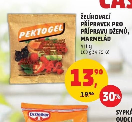 Želírovací přípravek pro přípravu džemů, marmelád 40 g