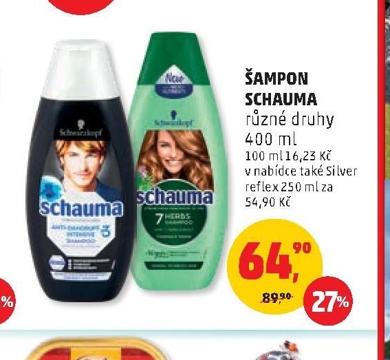 ŠAMPON SCHAUMA různé druhy 400 ml