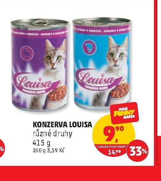 KONZERVA LOUISA různé druhy 415 g