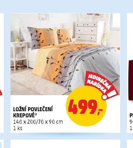 LOŽNÍ POVLEČENÍ KREPOVÉ