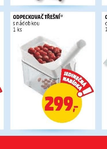 ODPECKOVAČ TŘEŠNÍ S NÁDOBKOU