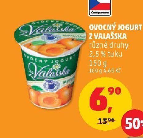 OVOCNÝ JOGURT Z VALAŠSKA