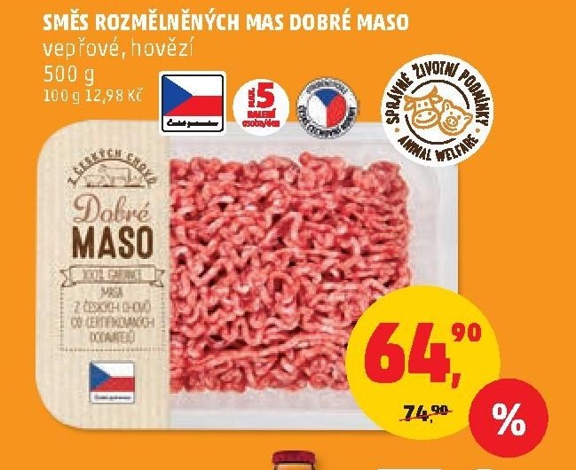 SMĚS ROZMĚLNĚNÝCH MAS DOBRÉ MASO