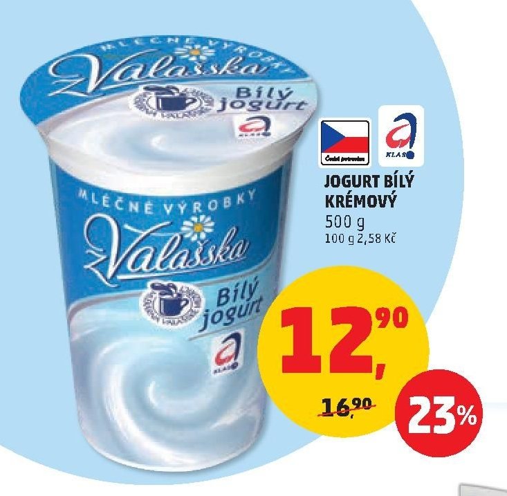 Jogurt bílý krémový