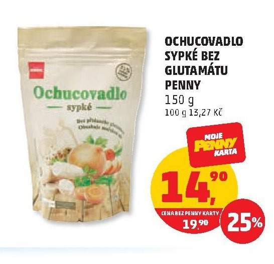 Ochucovadlo sypké bez glutamátu Penny