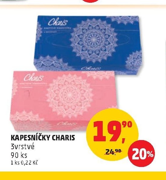 Kapesníčky Charis