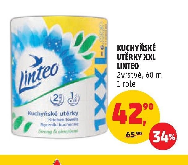 Kuchyňské utěrky XXL Linteo