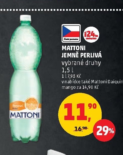 Mattoni jemně perlivá 1,5 l