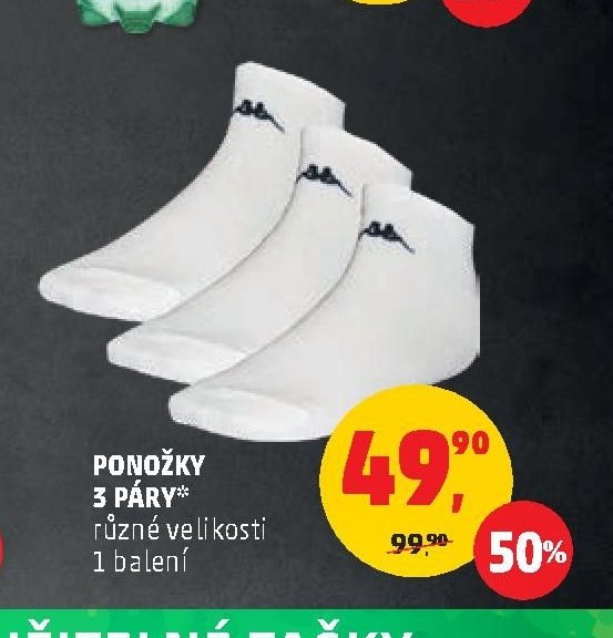 Ponožky 3 páry
