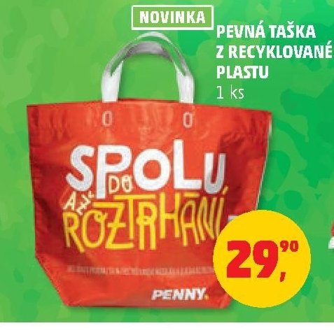 Pevná taška z recyklovaného plastu