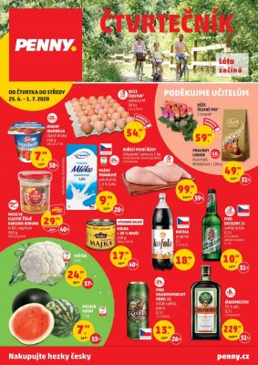 akční leták Penny Market 25.6.2020-1.7.2020