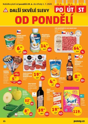 akční leták Penny Market 25.6.2020-1.7.2020