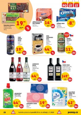 akční leták Penny Market 25.6.2020-1.7.2020