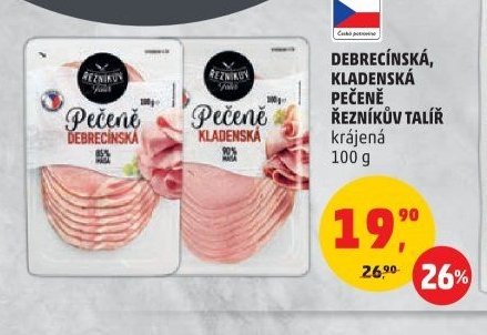 DEBRECÍNSKÁ, KLADENSKÁ PEČENĚ ŘEZNÍKŮV TALÍŘ
