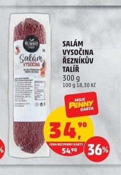 SALÁM VYSOČINA ŘEZNÍKŮV TALÍŘ