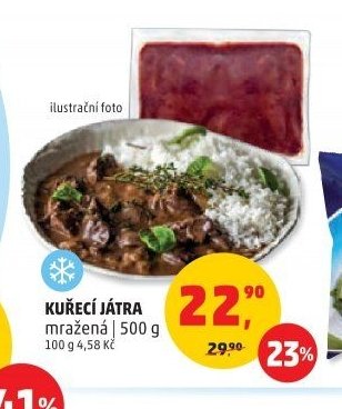 Kuřecí játra mražená