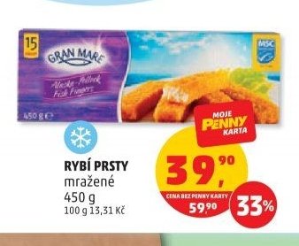 Rybí prsty mražené