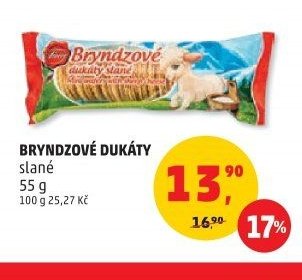 Bryndzové dukáty slané 55 g