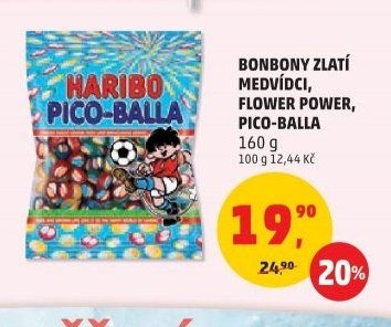 BONBONY ZLATÍ MEDVÍDCI, FLOWER POWER, PICO-BALLA