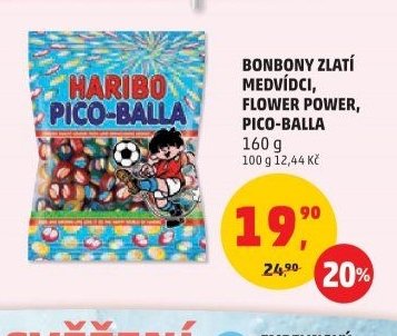 BONBONY ZLATÍ MEDVÍDCI, FLOWER POWER, PICO-BALLA