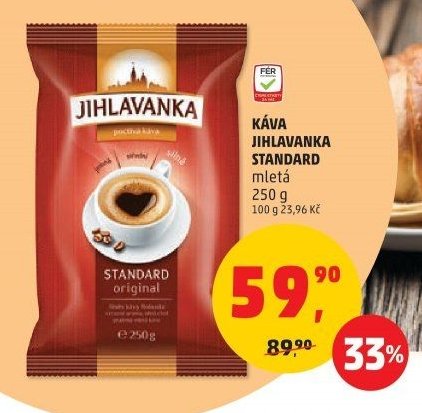 KÁVA JIHLAVANKA STANDARD