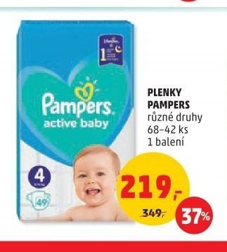 Plenky Pampers
