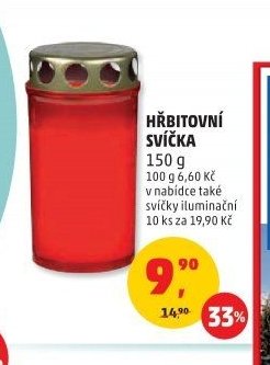 HŘBITOVNÍ SVÍČKA 150 g