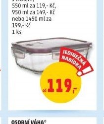SKLENĚNÁ DÓZA