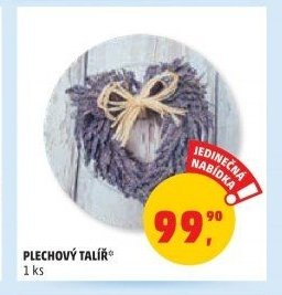 PLECHOVÝ TALÍŘ