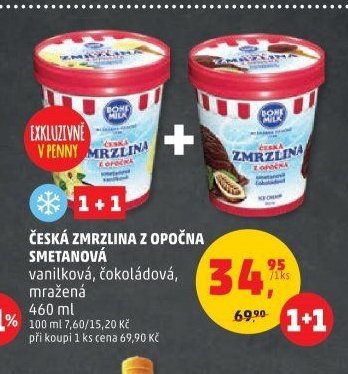 ČESKÁ ZMRZLINA Z OPOČNA SMETANOVÁ