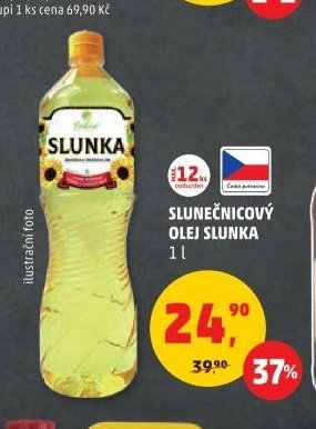 SLUNEČNICOVÝ OLEJ SLUNKA