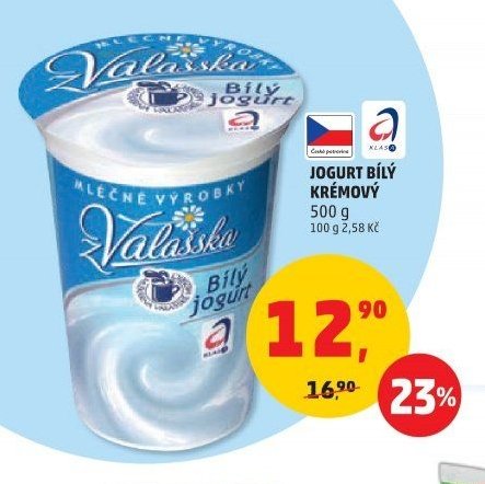 JOGURT BÍLÝ KRÉMOVÝ