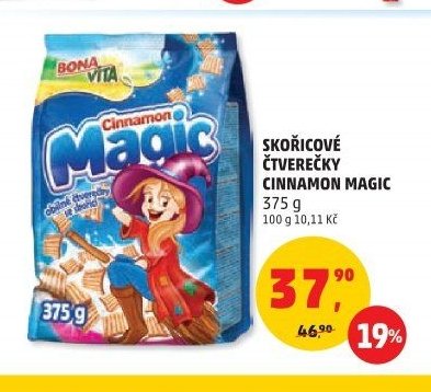 SKOŘICOVÉ ČTVEREČKY CINNAMON MAGIC