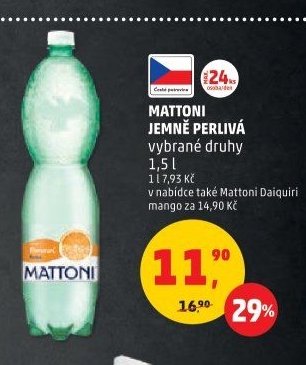 MATTONI JEMNE PERLIVA