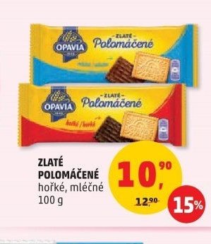 ZLATÉ POLOMÁČENÉ hořké, mléčné