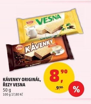 KÁVENKY ORIGINÁL, ŘEZY VESNA