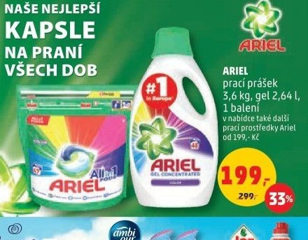 Ariel prací prášek