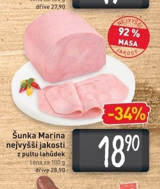 Šunka Marina nejvyšší jakosti