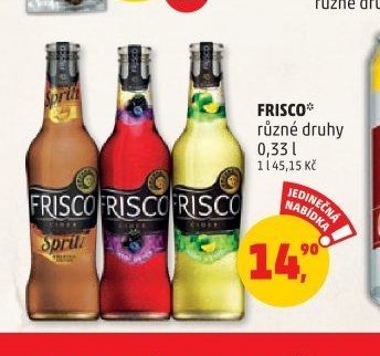 FRISCO různé druhy 0,33 l