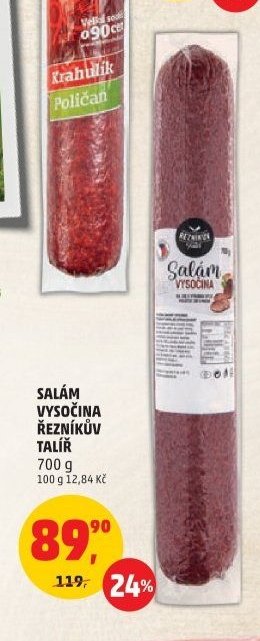 SALÁM VYSOČINA ŘEZNÍKŮV TALÍŘ