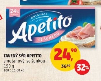 TAVENÝ SÝR APETITO se šunkou