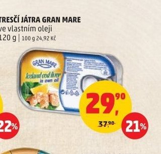 TRESČÍ JÁTRA GRAN MARE