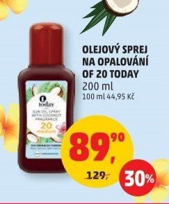 OLEJOVÝ SPREJ NA OPALOVÁNÍ OF 20 TODAY