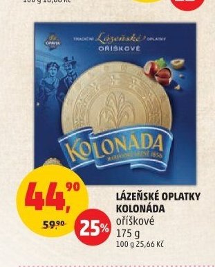 Lázeňské oplatky Kolonáda