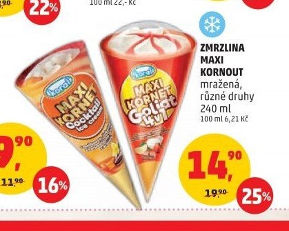 Zmrzlina Maxi Kornet