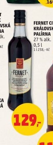 FERNET KLASIK KRÁLOVSKÁ PALÍRNA