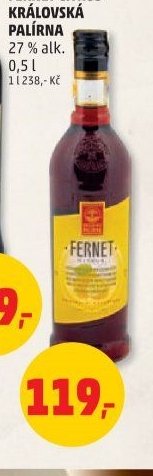 FERNET CITRUS KRÁLOVSKÁ PALÍRNA