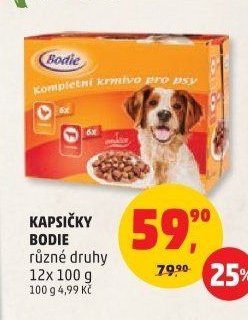 KAPSIČKY BODIE různé druhy 12x 100 g