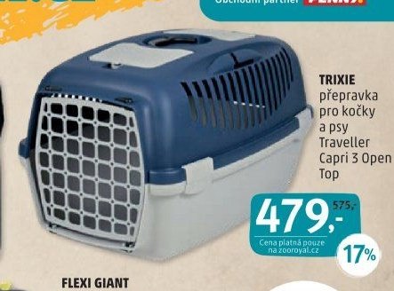 TRIXIE přepravka pro kočky a psy Traveller Capri 3 Open Top
