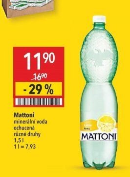 Mattoni minerální voda